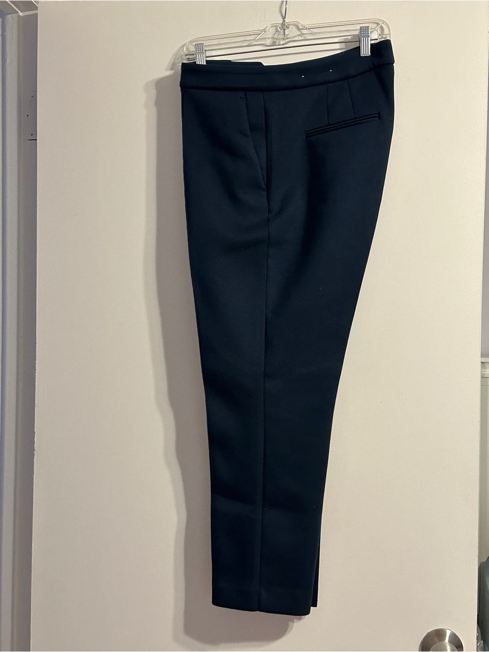 Ann Taylor Dark Teal Blue Pintuck Suit Pants